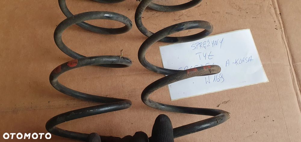 Sprężyny sprężyna tył tylne 2SZT Mercedes A-Klasa W169 - 6