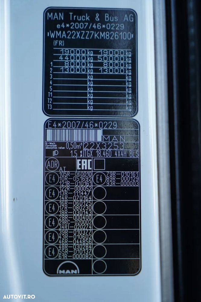 MAN MAN TGX 18.460 / 4x4 / XLX / HYDRODRIVE / HIDRAULICĂ / NAVI RIO / IMPORTAT - 32