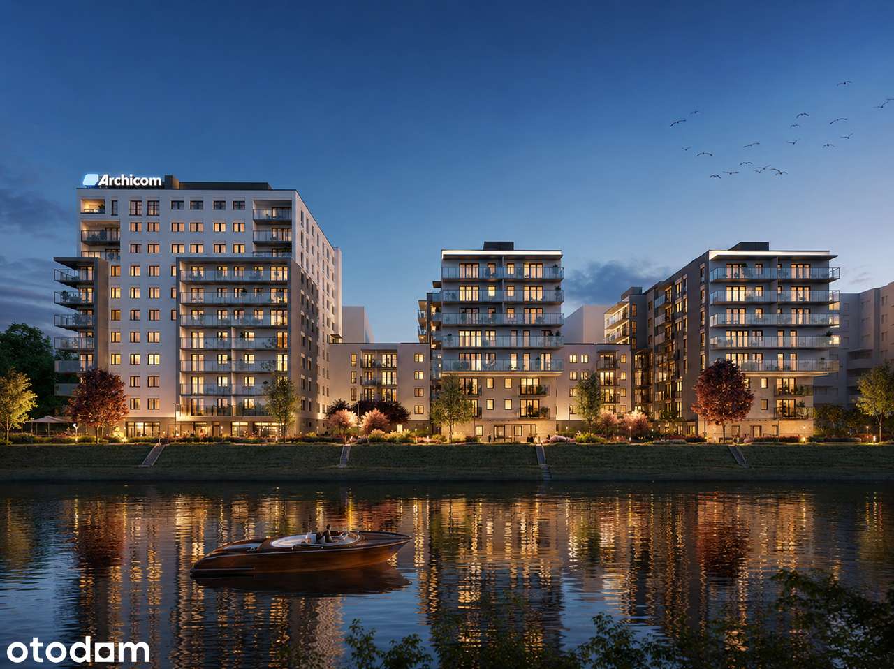 Nowe mieszkanie Widok na Rzekę 45,3 m², Przystań Reymonta, Wrocław
