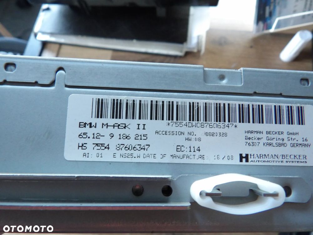 BMW - E91 - ZESTAW NAWIGACJI - WYŚWIETLACZ , KONTROLER , STACJA - KOMPLET - 9151976  9186215  6987864 - 4