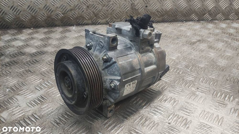 SPRĘŻARKA KOMPRESOR KLIMATYZACJI SKODA OCTAVIA 1K0820803N USZKODZONA - 1