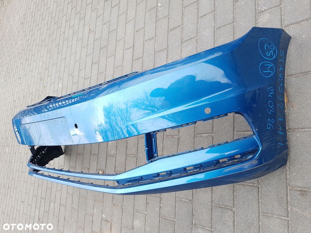 vw touran 15^ zderzak przód pdc spryskiwacze 5ta807221al - 1