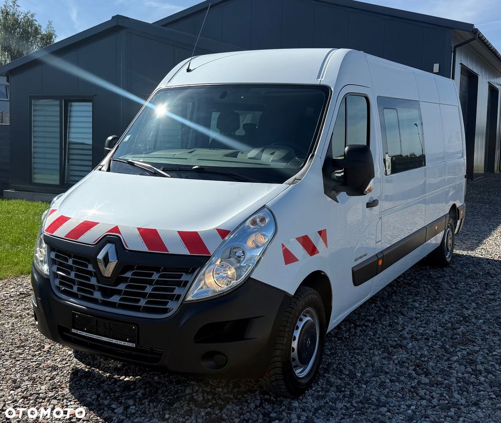 Renault MASTER 7 MIEJSC L3H2 BRYGADOWKA,DOKA, GWARANCJA, 170km,klima,tempomat, navi - 2