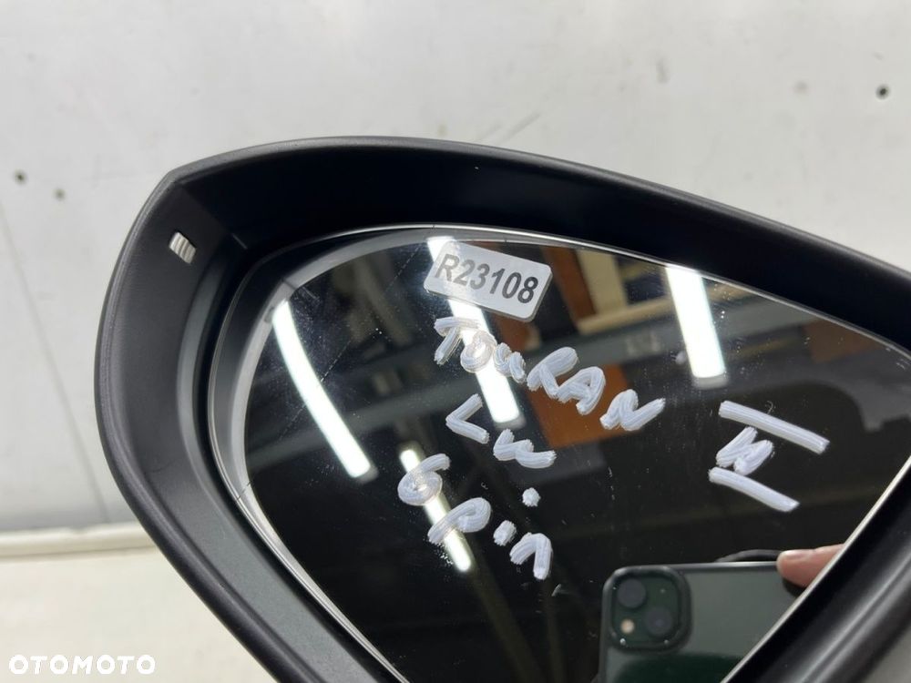 Lusterko VW Touran 2 II 5ta 15-26r. LEWE elektryczne zewnętrzne EUROPA 6 pin - 11