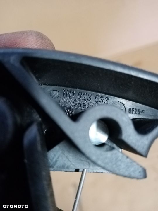 Linka dźwignia rączka otwierania maski Audi VW Skoda Seat 1H1823533 - 2