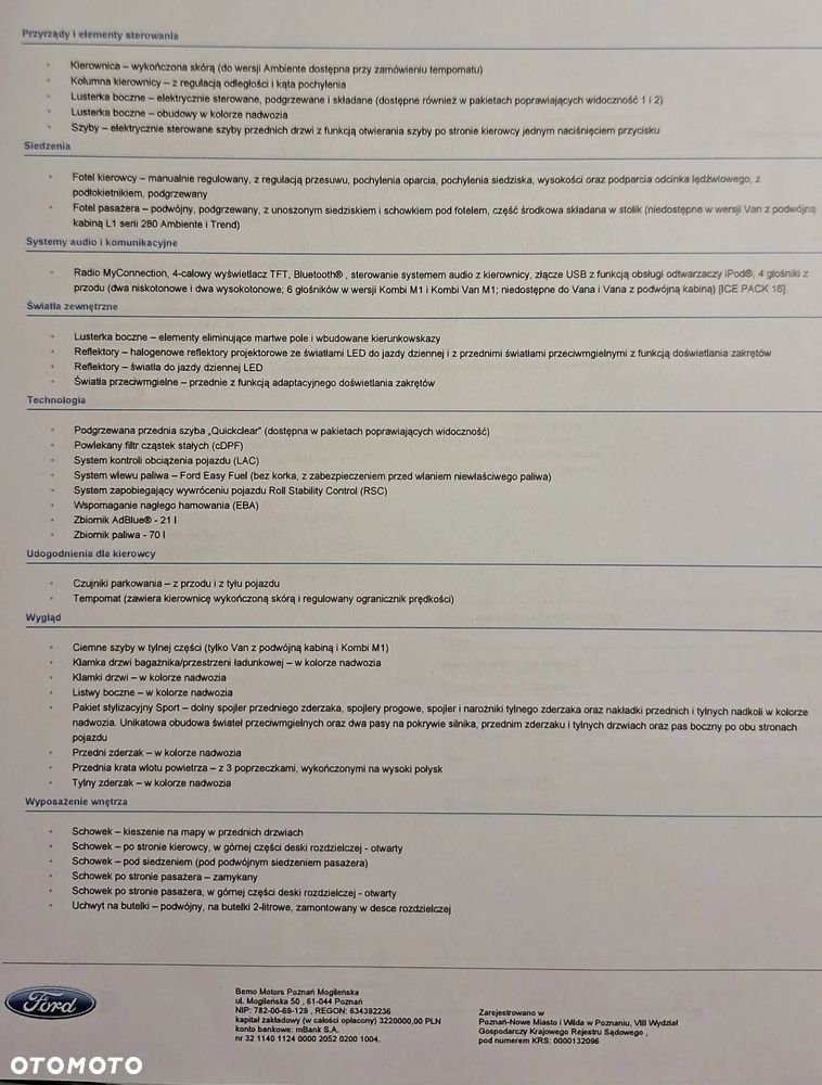 Ford Transit Custom 310 L1H1 Sport (bryg.) - 10