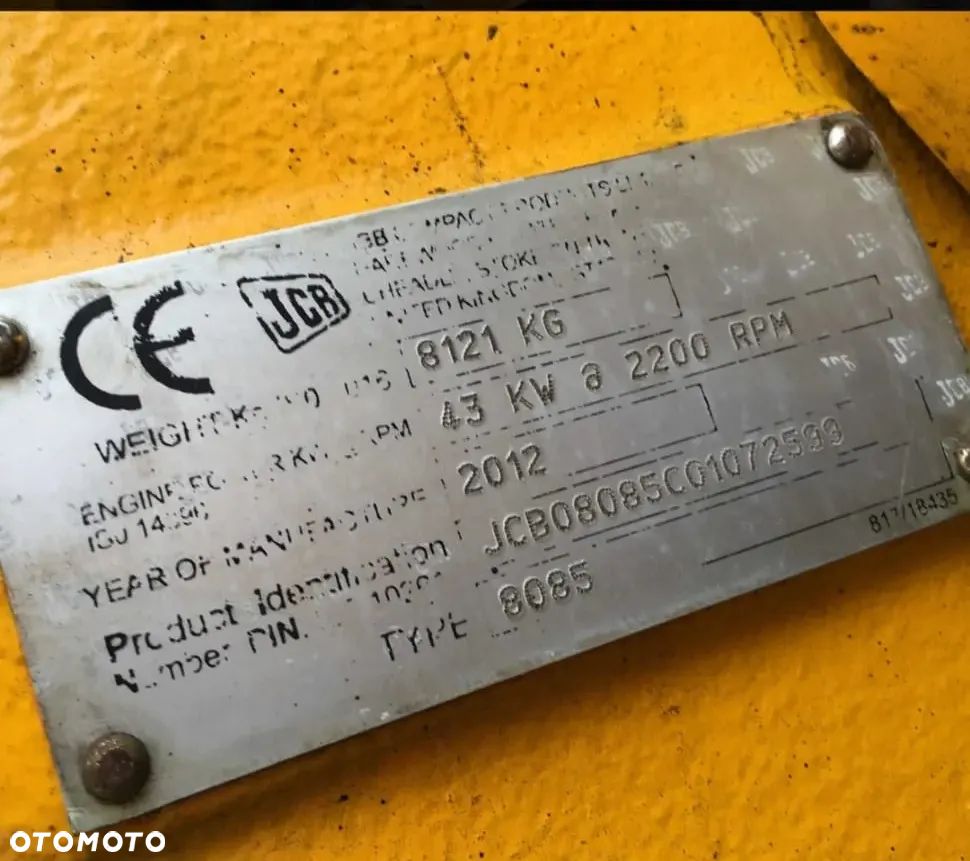 JCB 8085 ZTS - 8