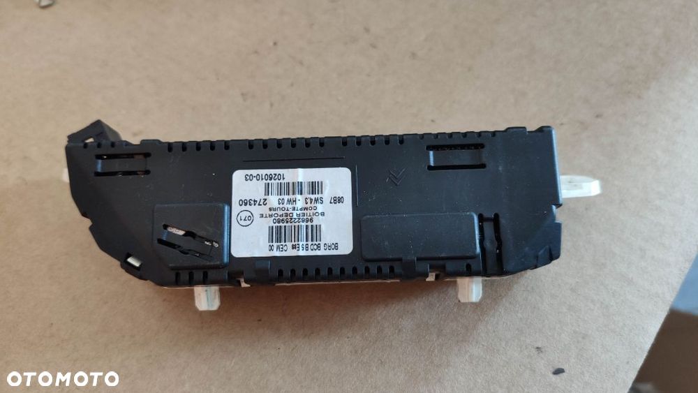 KOMPUTER STEROWNIK BSI IMMOBILIZER KLUCZYK CITROEN PEUGEOT 1.6 HDI 9663394580 9659285580 ORYGINAŁ - 5