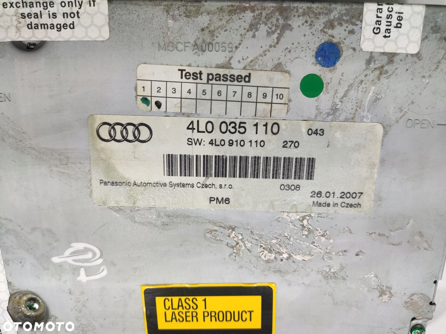 ZMIENIARKA CD AUDI Q7 I 4L 4L0035110 2005-2009 - 5
