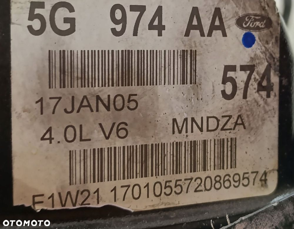 SILNIK KOMPLETNY FORD MUSTANG 4.0 V6 MNDZA 5G974AA 2005r. - 5