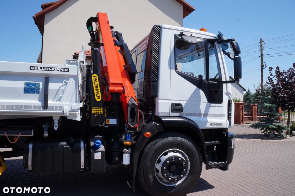 Iveco EUROCARGO 180-320 4x2 WYWROTKA MEILLER + HDS PALFINGER PK 12.501 SLD5 PILOT E 6 - 9