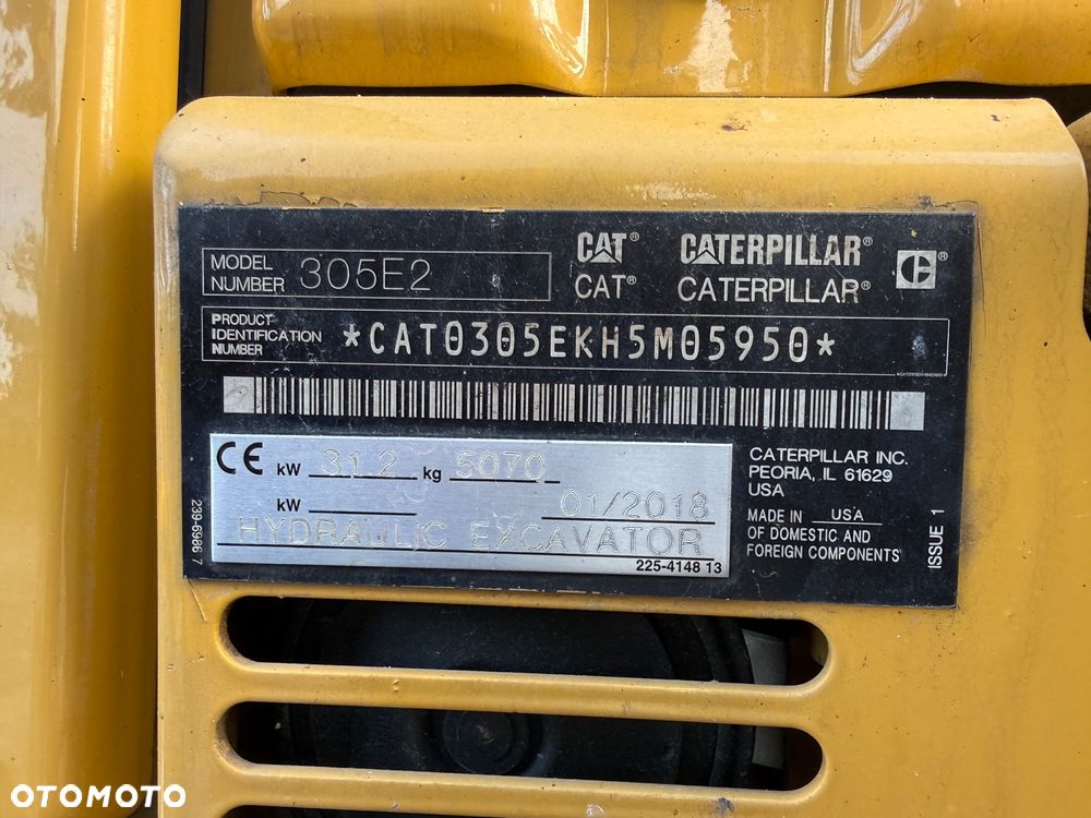 Caterpillar MINIKOPARKA CAT CATERPILLAR 305E2 305E 305 304 306 2018R ROTOTILT - 27