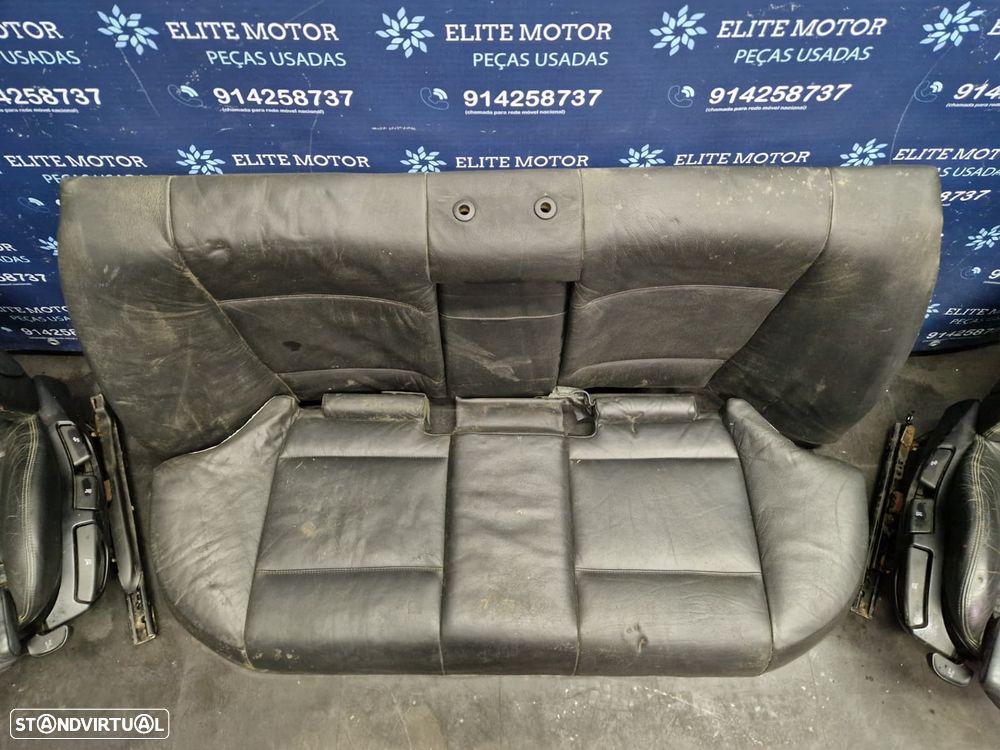 Jogo de bancos usados BMW SERIE 3 E46 SEDAN PACK M PELE PRETOS - 12