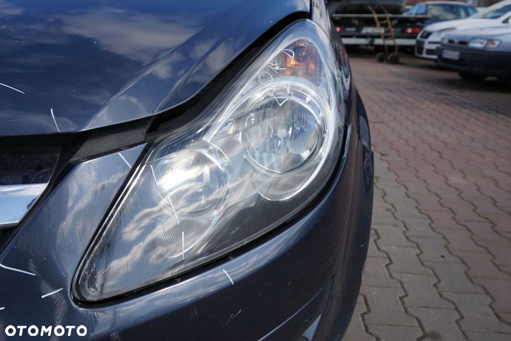 MASKA ZDERZAK BŁOTNIKI LAMPY CORSA D IV Z168  OPEL 2006-2011 SZARY PRZÓD KOMPLETNY - 12