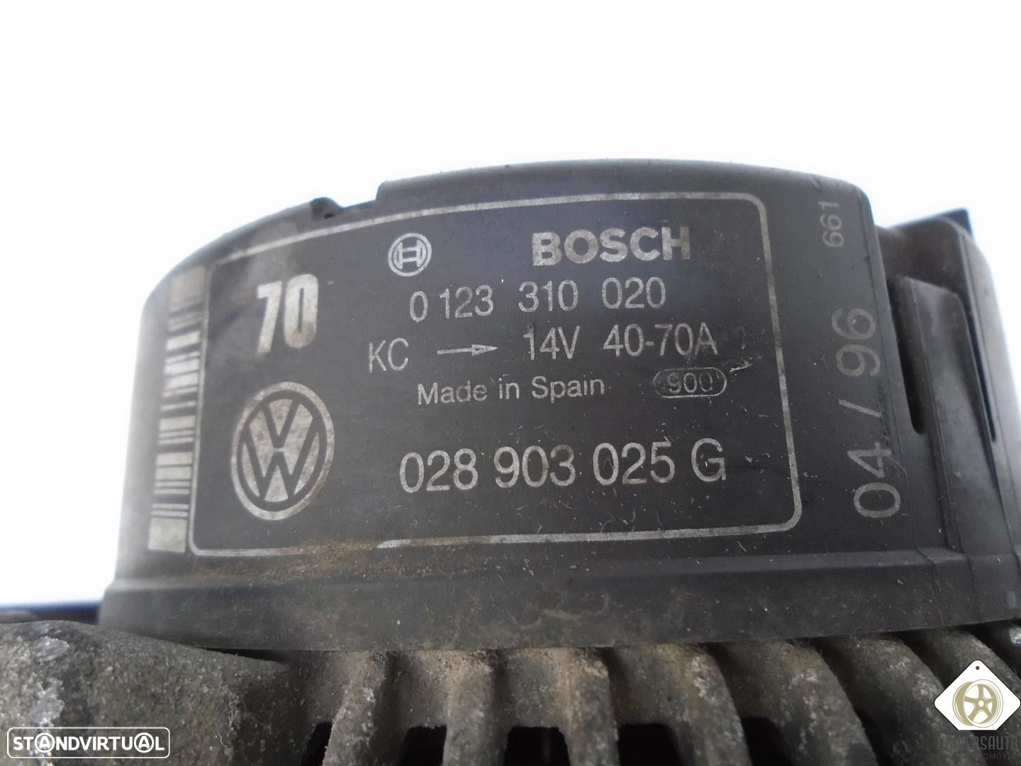 ALTERNADOR VOLKSWAGEN POLO 1996 - 4