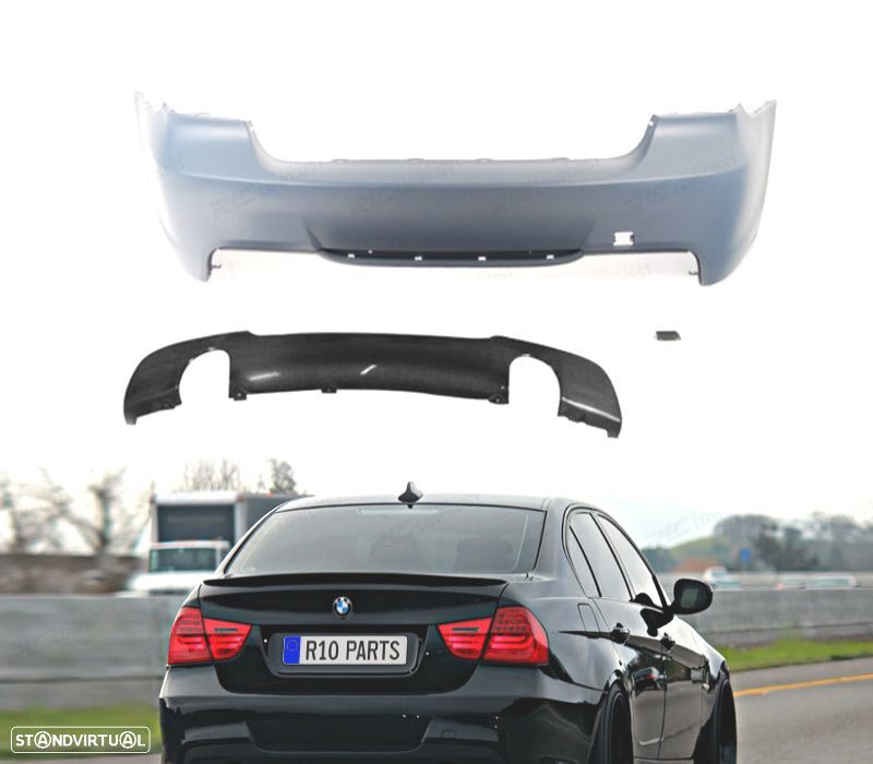 PARACHOQUES TRASEIRO BMW E90 LOOK M - 1
