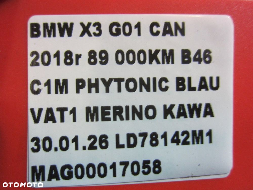 BMW X3 G01 HAK KULA HAKA HOLOWNICZEGO MOCOWANIE 6880752 BOSAL - 12