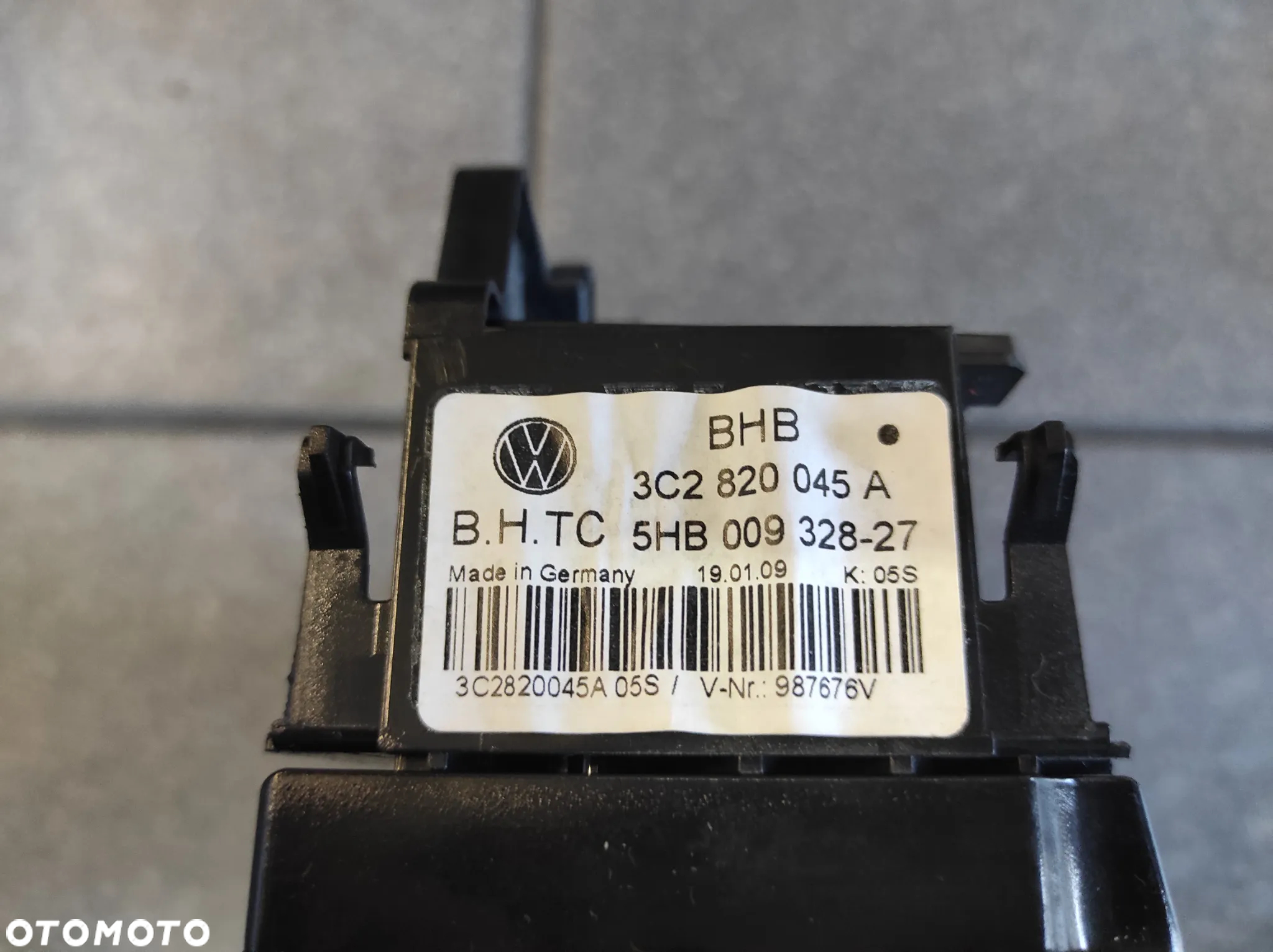 PANEL KLIMATYZACJI POKRĘTŁA AUDI A3 8P 2DIN MANUALNY 3C2820045A  WYSYŁKA !!!! - 3