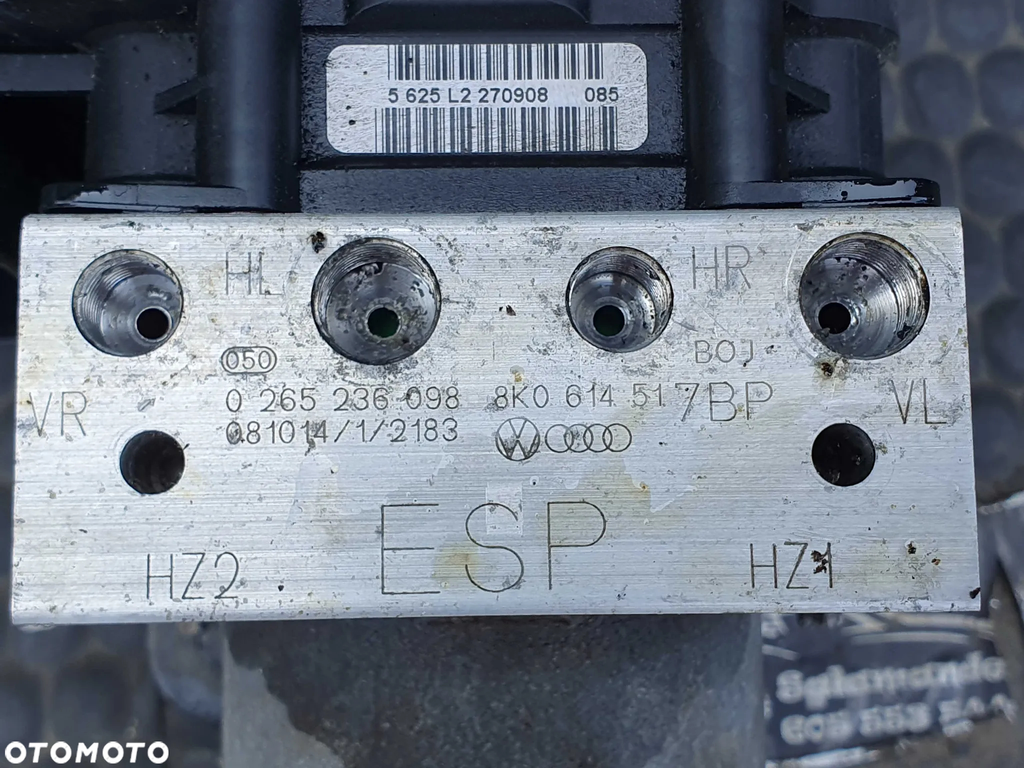 Pompa ABS ESP 8K0907379AA 8K0614517BP 0265236098 Hamulcowa Sterownik Modul Audi A4 B8 A5 8T - 12