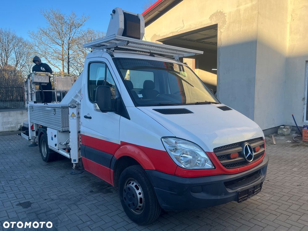 Mercedes-Benz Podnośnik Koszowy Zwyżka Izolowany Kosz!!!  Ruthmann TB220 22 metry 14 w Bok Udt jak Wumag Multitel Gsr - 20