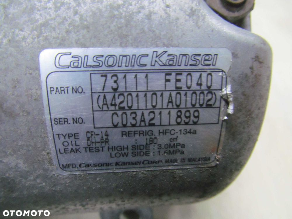 SUBARU IMPREZA 2.5 SPREZARKA KLIMATYZACJI 73111-FE040 - 6