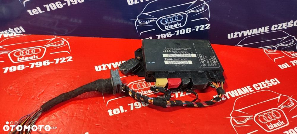 Moduł Komfortu z Pilotem Audi A4 B6 1.9 130 Kombi 01 Blask Gołdap - 1