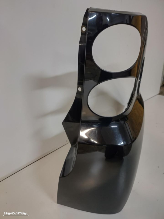 Guarda Lamas Traseiro Smart Fortwo 3G 451 2007 Dto Plástico Preto a 2014 - 3