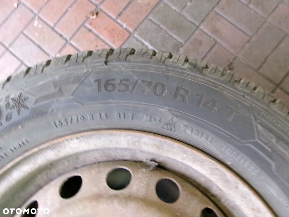 KOŁA FELGI OPONY BARUM ZIMA TOYOTA YARIS 165/70/14 4x100 KOMPL - 4
