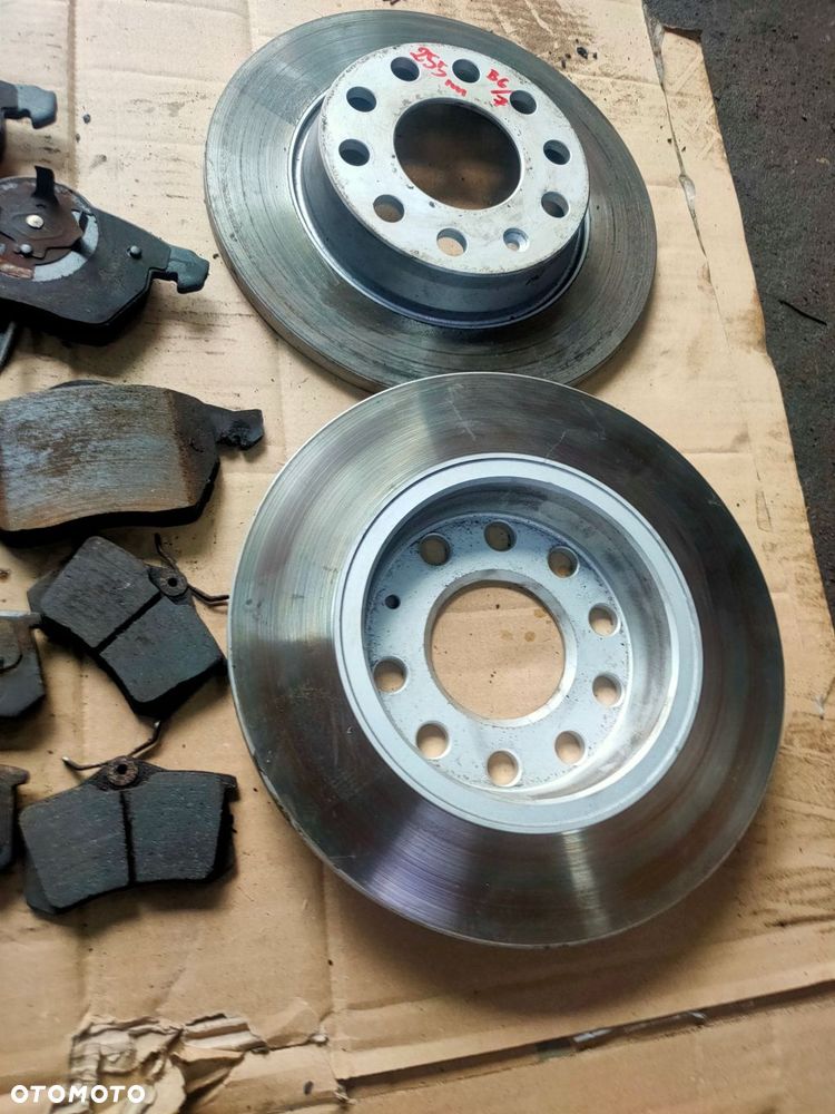 tarcze przód + tył bosch 312mm/255mm a4 b6 b7 exeo 300km prawie nowe - 9