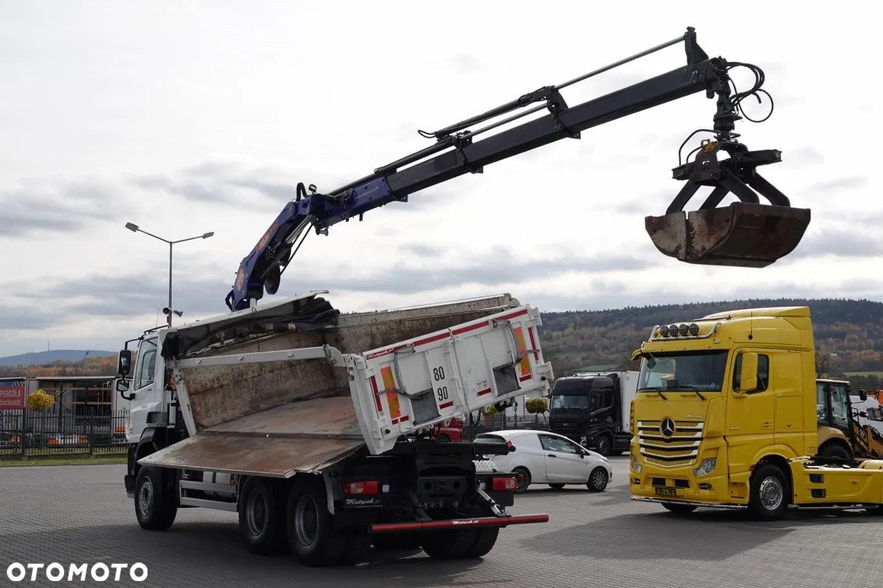DAF CF 460 / 6x4 / WYWROTKA / HYDROBURTA / + HDS PM 18.5TP wysów: 11 M / STEROWANIE RADIOWE / ROTATOR / ŁYCHA / EURO 6 / 2018 ROK - 7