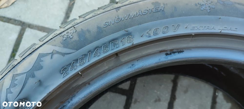 OPONY ZIMOWE 245/45R18 100V GOODYEAR ZUPER SNOW Z507 (2519) 6mm ZIMA KOMPLET 4 SZTUKI - 6