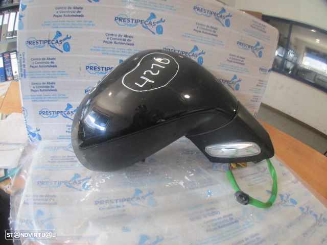 Espelho Esp4216 PEUGEOT 308 T7 FASE 1 2009 1.6HDI 90CV 3P PRETO DRT ELETRICO COM PISCA 6 + 2 PINOS - 2