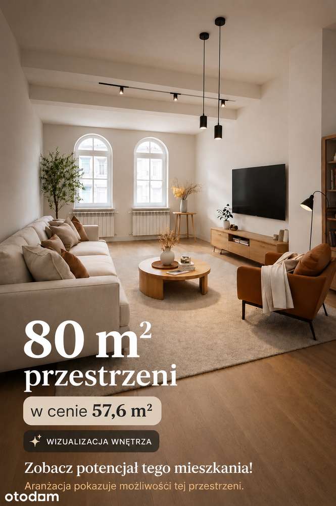 80 m2 po podłodze | po remoncie | kamienica | Kwidzyn