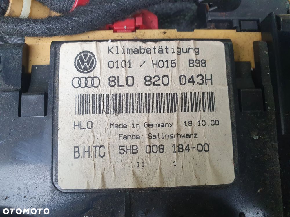 AUDI A3 8L PANEL STEROWANIA KLIMATYZACJI NAWIEWU 8L0820043H - 6