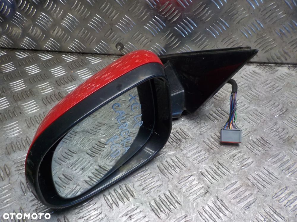 JAGUAR XE LUSTERKO LEWE 15 PIN LUB PRAWE 14 PIN WERSJA ANGIELSKA KOLOR CALDERA RED - 3