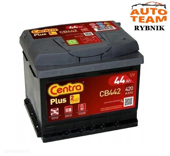 Akumulator Centra Plus 12V 44Ah CB442 Nowy Model