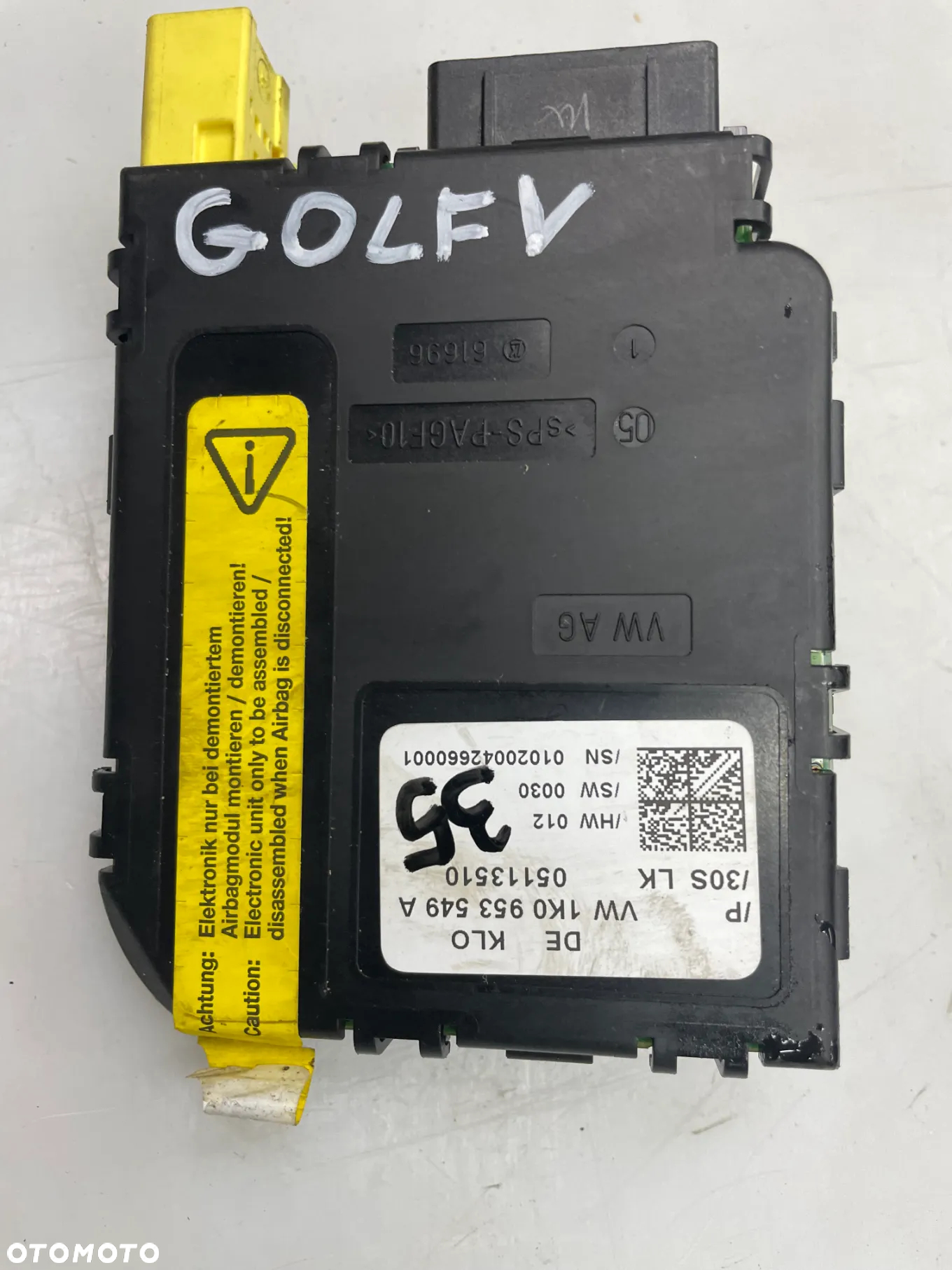 Moduł kąta skrętu vw Golf V Audi A3 8P 1K0953549A - 2