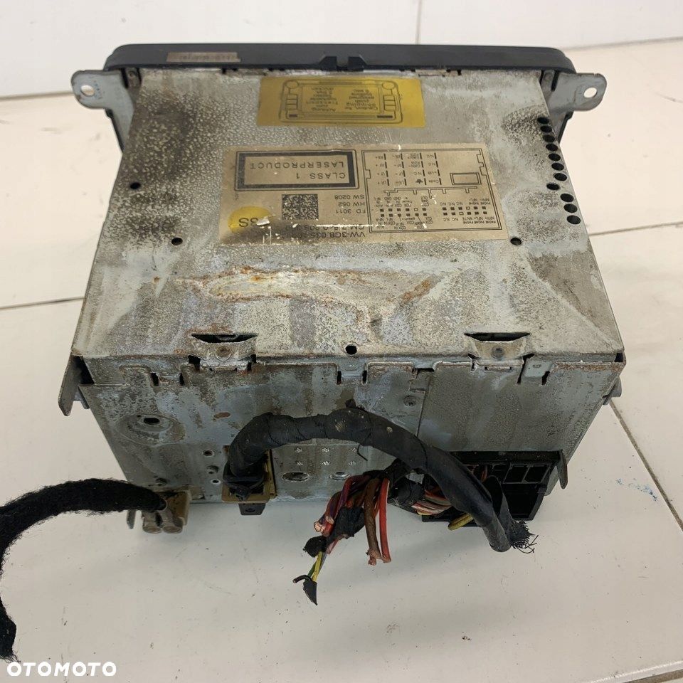Radio CD oryginalne duże VW PASSAT B7 3AA GOLF VI TOURAN 12r - 6