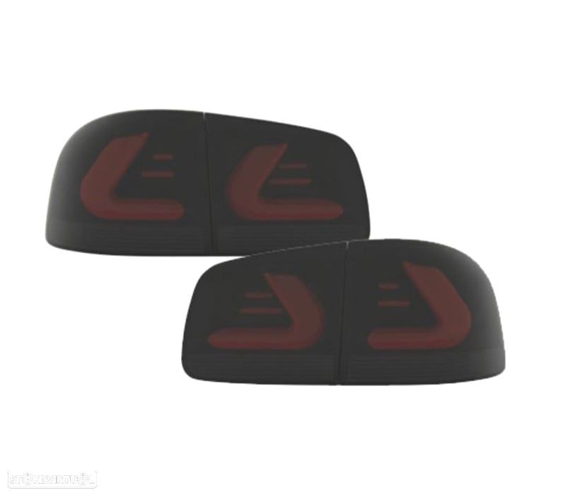 FAROLINS LED VOLKSWAGEN VW TOUAREG I 7L 02-10 CARDNA PRETO FUMADO - 7