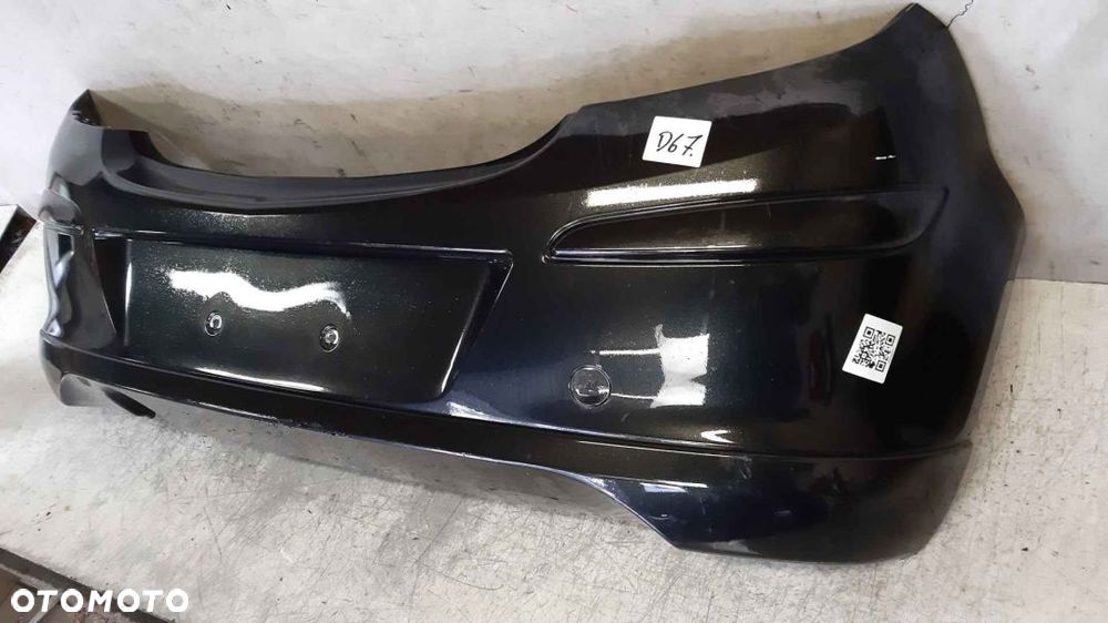 * ZDERZAK TYŁ TYLNY OPEL CORSA D Z20R CZARNY DOKŁADKA !!! - 3