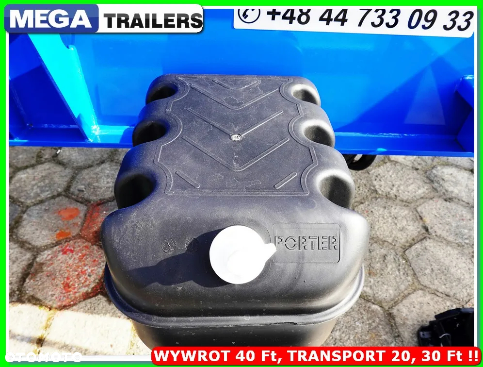 Mega 65 m³ wywrotka na kontener 40 Ft / do 44,0 T DMC zestawu !!! - 22