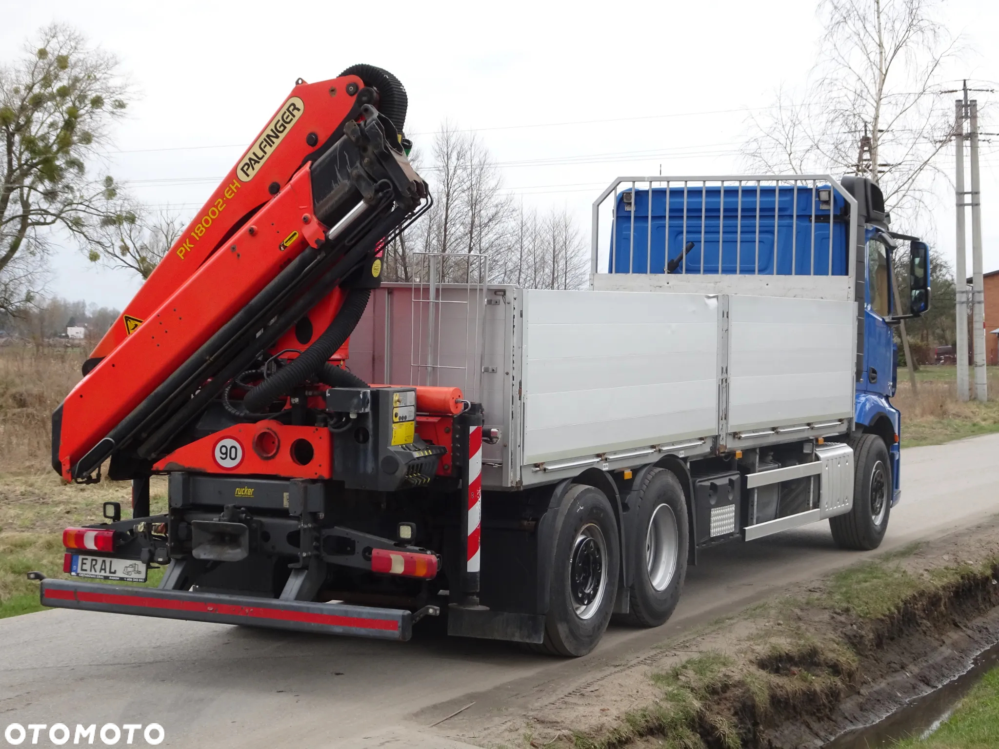 Mercedes-Benz Actros 2545 MP4 EURO 5 EEV HDS Palfinger PK 18002 sprowadzony z Niemiec stan idealny zestaw z przyczepa Krone - 7