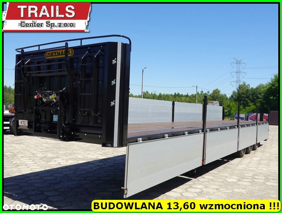 Orthaus Pokład 13,60 m, MOCNA KRATOWNICA, burty aluminiowe !!! - 9
