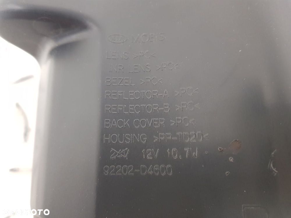 KIA OPTIMA 4 IV LIFT 18- HALOGEN LED DRL PRAWY 92202-D4600 ORYGINAŁ EUROPA - 6
