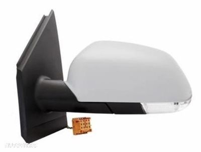 Oglinda exterioara VW Polo (9N3) Hatchback 04.2005-08.2009 stanga/dreapta Crom Asferica Electrica Cu Incalzire, carcasa grunduita, cu semnalizare, 7 pini, View Max - 1