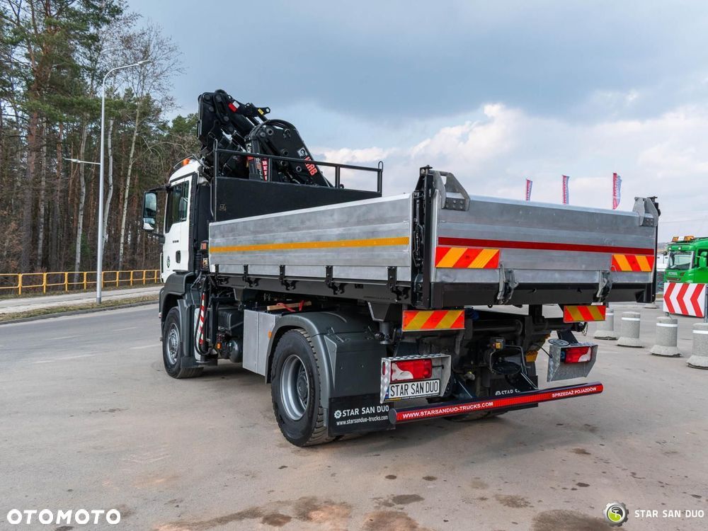 MAN TGS 18.400 4x4 HIAB 144 E-5 Hipro HDS  Żuraw Fly Jib Wywrotka - 14