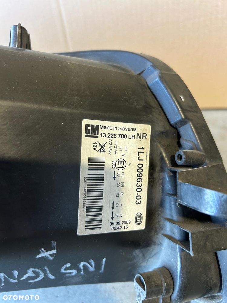 OPEL INSIGNIA A 1LJ009630-04 1LJ009630-03 LAMPA PRZEDNIA LEWA PRAWA - 4