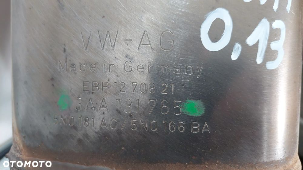 KATALIZATOR DPF VW PASSAT B7 R2013 2,0 TDI NR 3AA131765 - 2