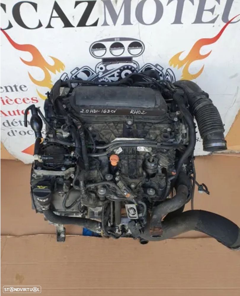 Motor Peugeot 3008 / RCZ / Expert 2.0 HDi 120cv – 163cv RH02 / DW10CTED4 com garantia - 1