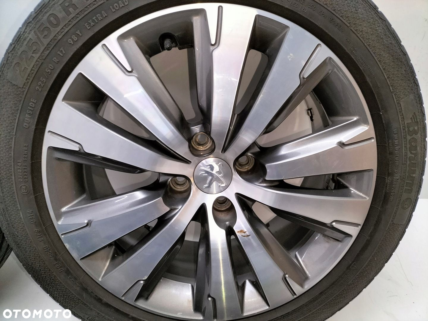 Koła felgi aluminiowe PEUGEOT 308 2008 3008 PARTNER 7,5jx17" - 2